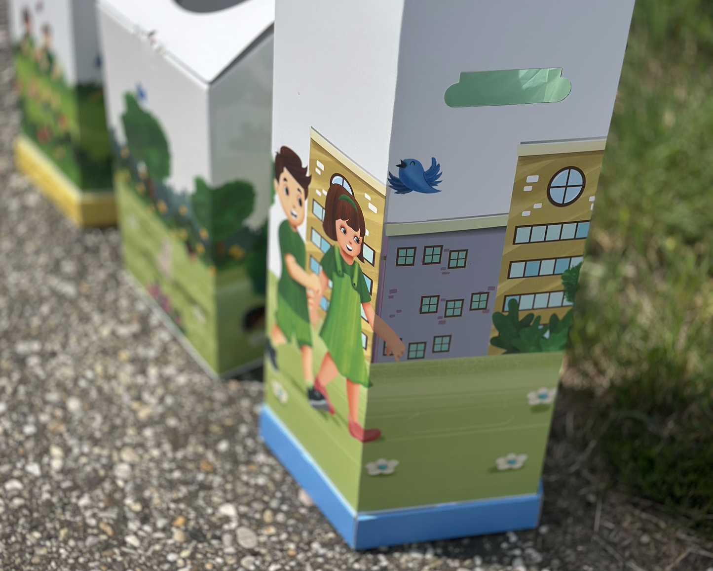 Kartonske kutije za razvrstavanje otpada