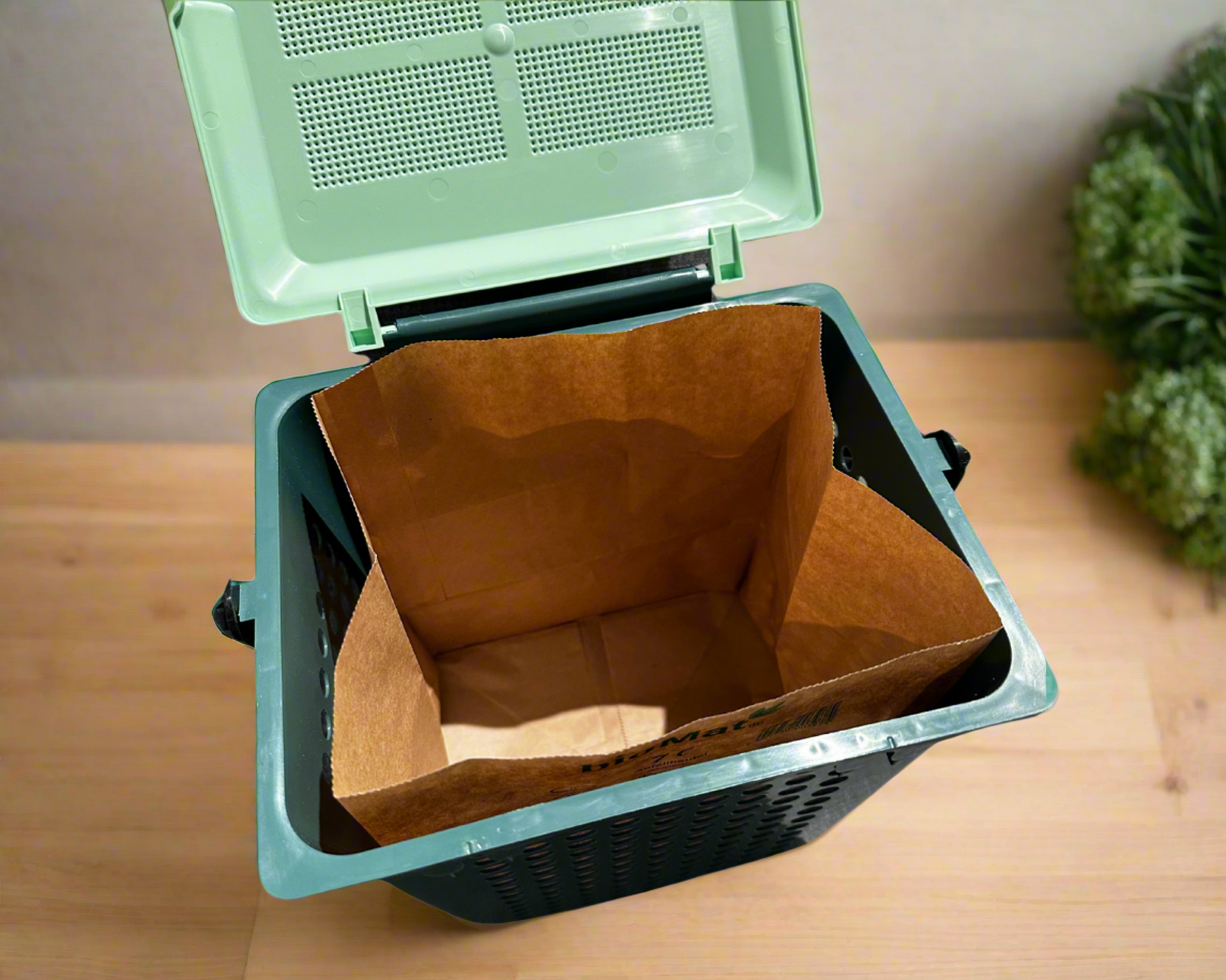 7L - Papirnate vreće za biootpad otporne na vlagu (1 paket)