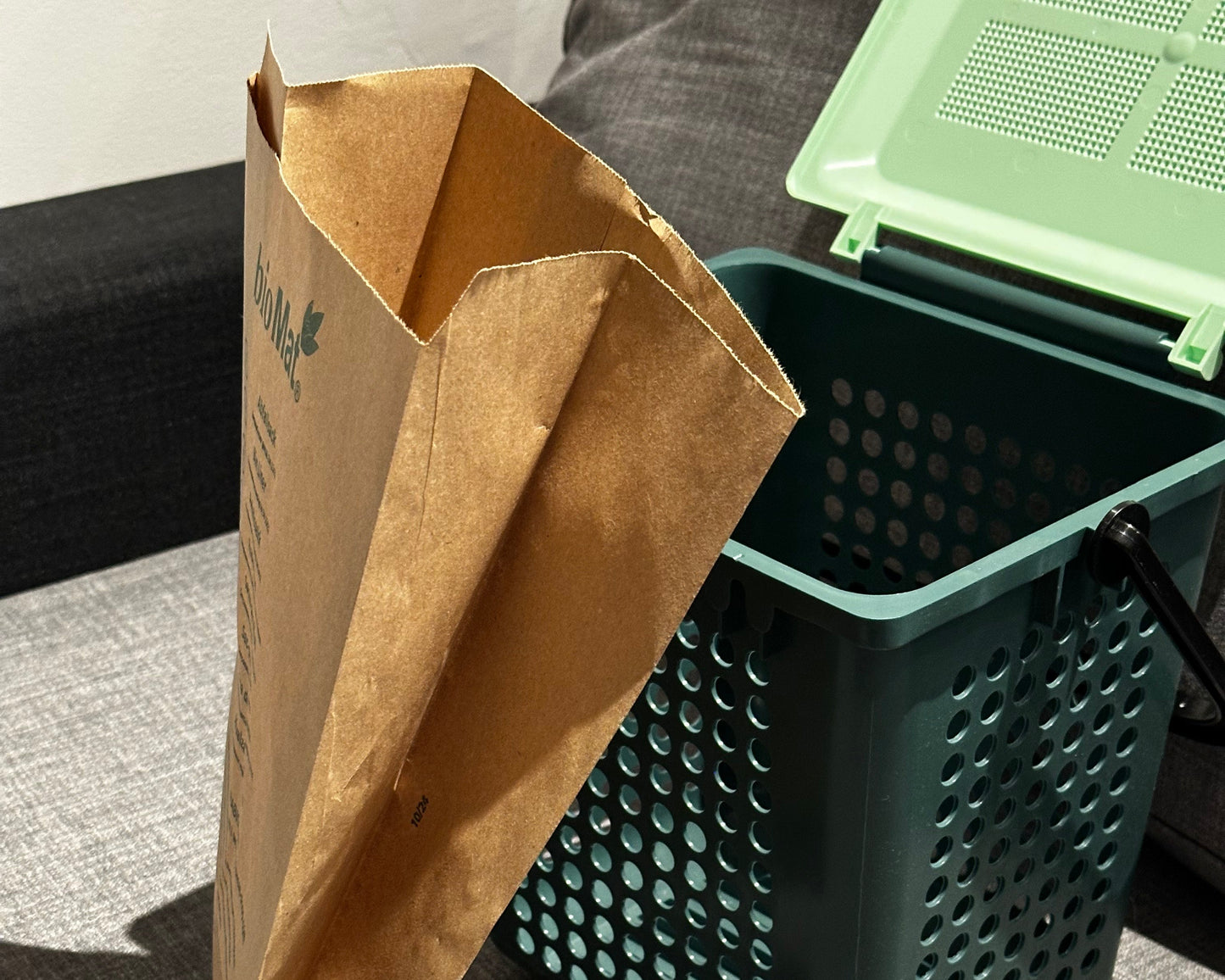 10L - Papirnate vreće za biootpad otporne na vlagu (1 paket)