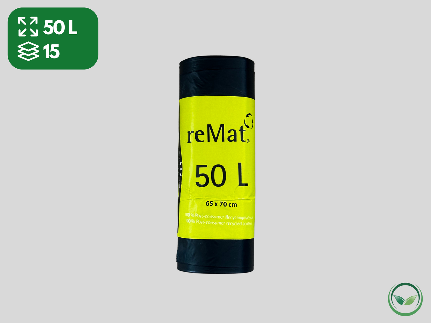PCR Vreće za Smeće - 50 litara - 15/1