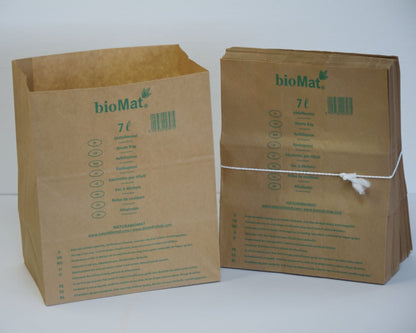 7L - Papirnate vreće za biootpad otporne na vlagu (1 paket)