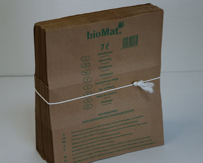 7L - Papirnate vreće za biootpad otporne na vlagu (1 paket)