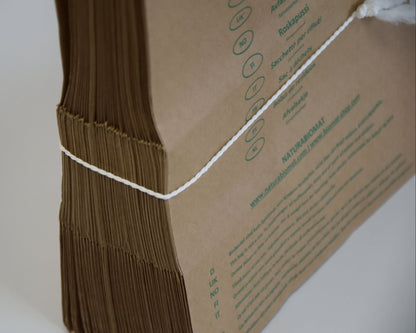 7L - Papirnate vreće za biootpad otporne na vlagu (1 paket)